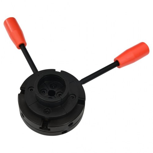 Patron til trædrejning 100 mm M33-tilslutning stål sort