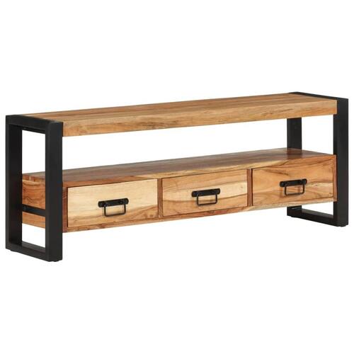 Tv-bord 120x30x45 cm massivt akacietræ