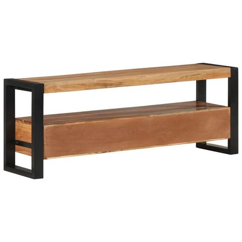 Tv-bord 120x30x45 cm massivt akacietræ