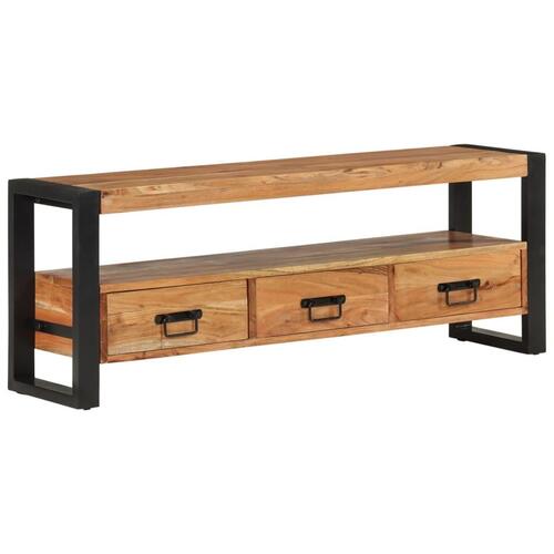 Tv-bord 120x30x45 cm massivt akacietræ