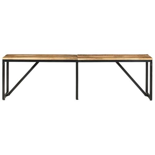 Bænk 160x35x46 cm massivt mangotræ