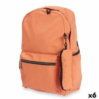 Skoletaske Orange 37 x 50 x 7 cm (6 enheder)