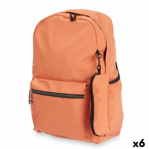 Skoletaske Orange 37 x 50 x 7 cm (6 enheder)