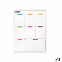 Ugentlig Planner A4 Magnet Hvid (12 enheder)