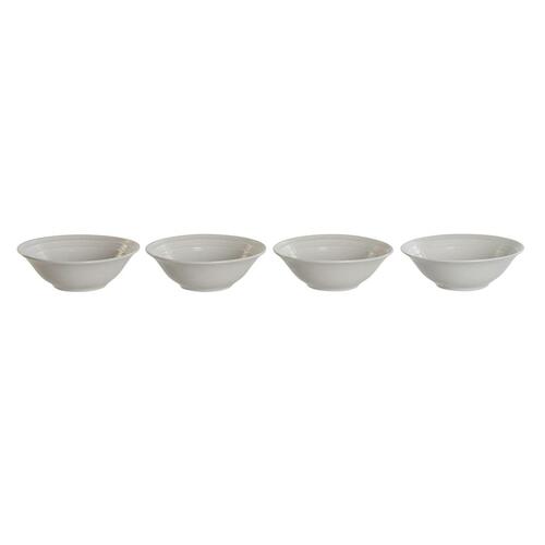 Skålesæt Hvid Porcelæn 17 x 17 x 7 cm