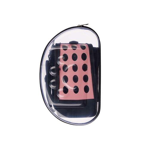 Transportkasse Sort Pink Plastik 37 x 17 x 22 cm (6 enheder)