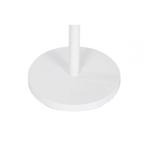 Stumtjener med spejl - hvid/natur, træ og metal, Scandi, 33 × 33 × 185 cm