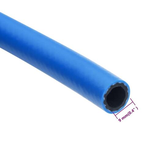Luftslange 0,6" 5 m PVC blå