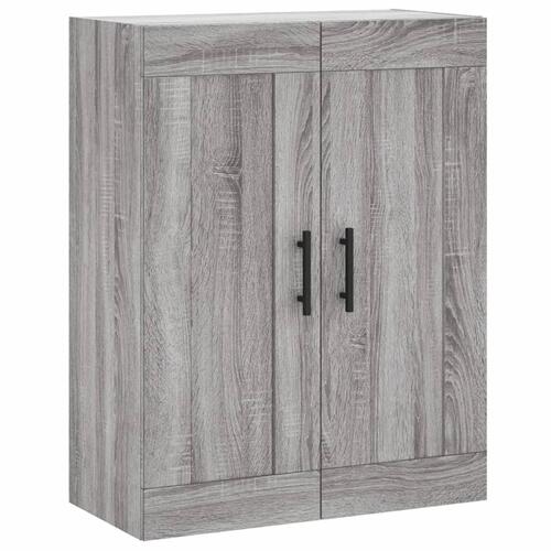 Højskab 69,5x34x180 cm konstrueret træ grå sonoma-eg