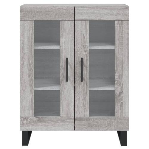 Højskab 69,5x34x180 cm konstrueret træ grå sonoma-eg