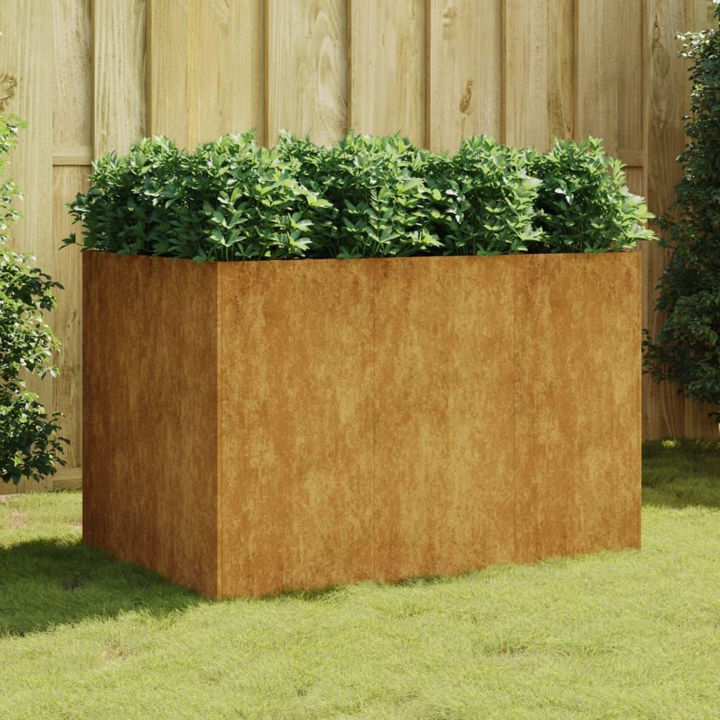 Højbed 120x80x80 cm cortenstål