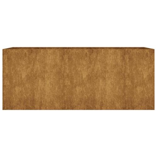 Højbed 200x80x80 cm cortenstål