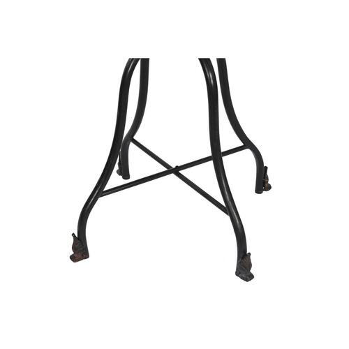 Fritstående spejl Sort Metal Krystal 61 x 62 x 174 cm