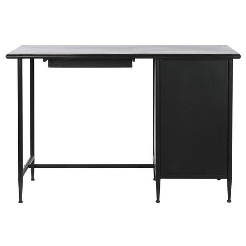 Skrivebord Sort Metal Krystal 120 x 50 x 80 cm