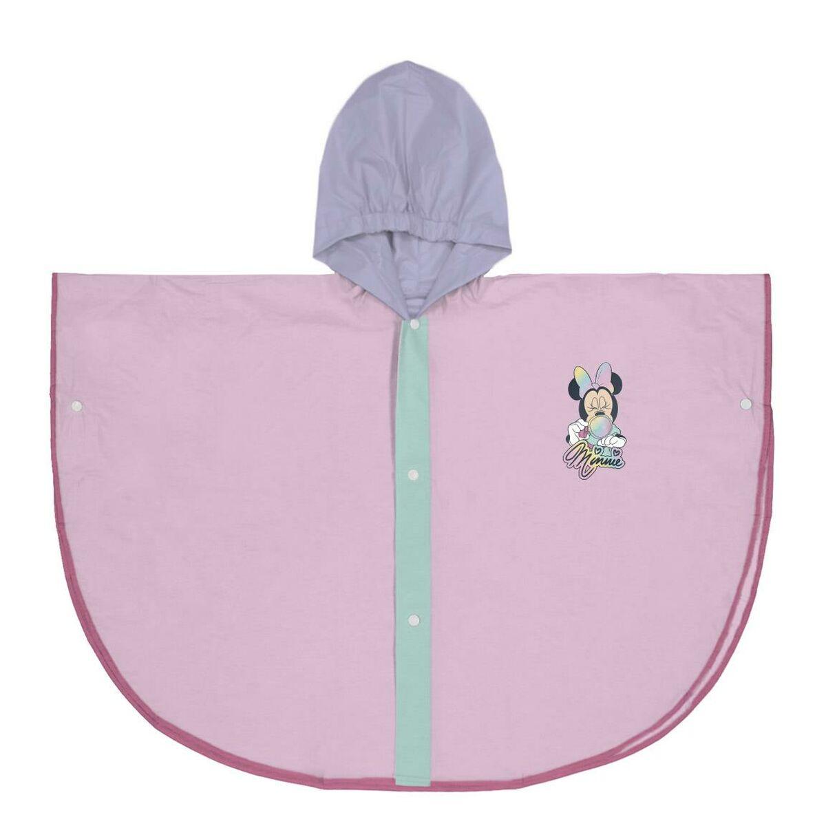 Vandtætte Poncho med Hætte Minnie Mouse Syren 5-6 år