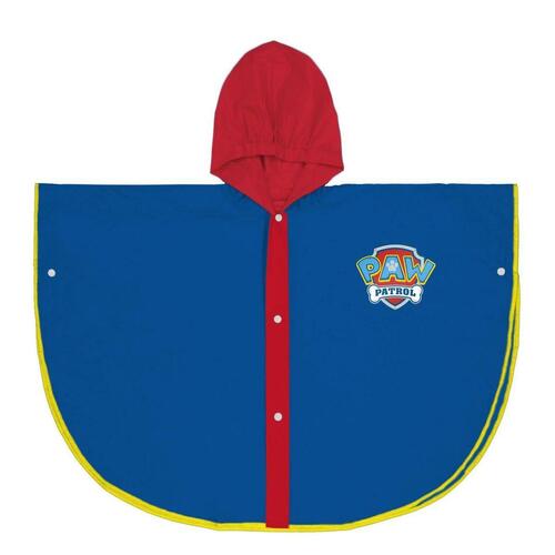 Vandtætte Poncho med Hætte The Paw Patrol Blå 5-6 år
