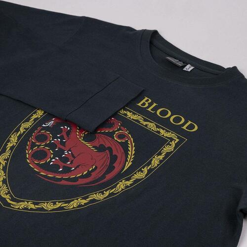 Nattøj House of Dragon Sort XL