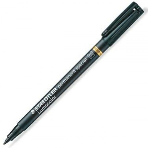 Staedtler Lumocolor 319 sprittusch - sort, 10 stk.