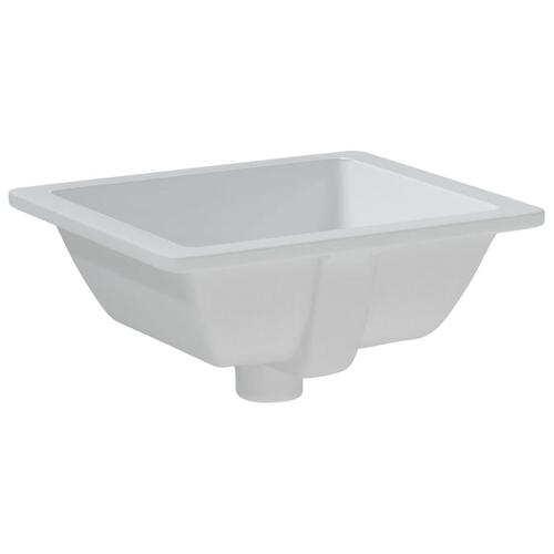 Badeværelsesvask 36x31,5x16,5 cm rektangulær keramisk hvid
