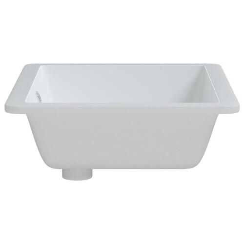 Badeværelsesvask 50,5x40x18,5 cm rektangulær keramisk hvid