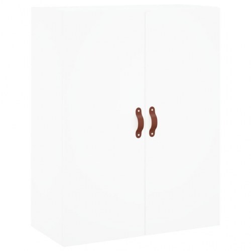 Højskab i konstrueret træ 69,5 x 34 x 180 cm - hvid