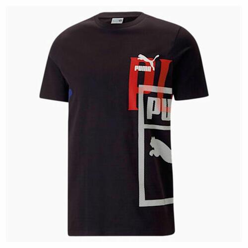 Kortærmet T-shirt til Mænd Puma Classics Sort S