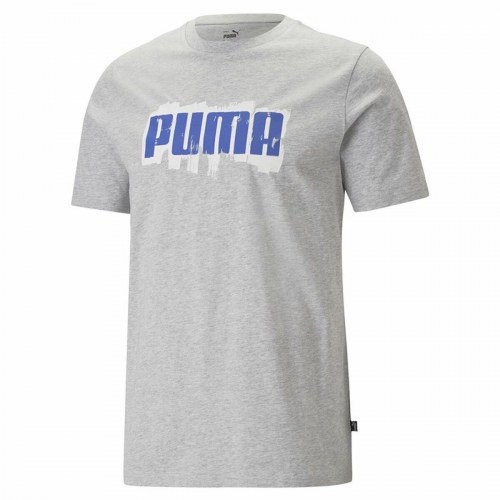 Puma Graphics Wordin Light T-shirt til mænd - M, grå