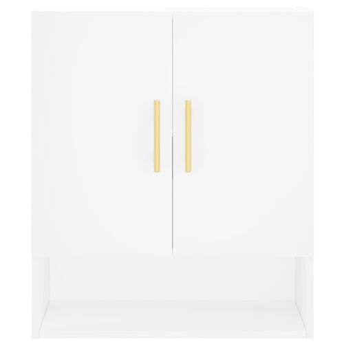 Vægskab 60x31x70 cm konstrueret træ hvid