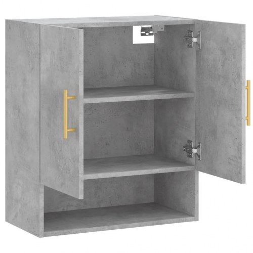 Vægskab 60x31x70 cm i konstrueret træ - betongrå