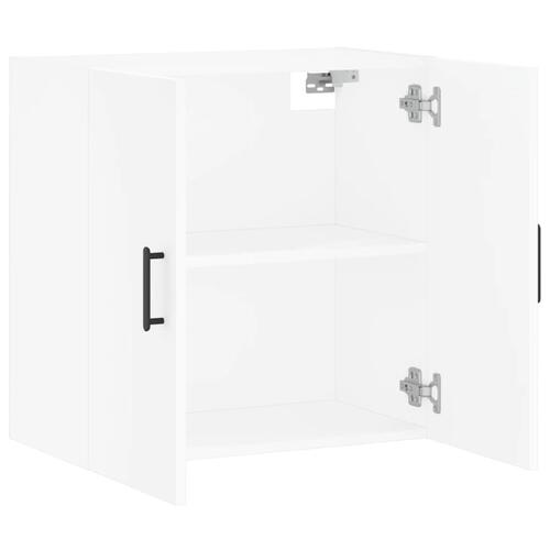 Vægskab 60x31x60 cm konstrueret træ hvid