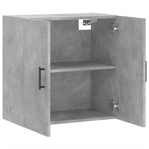 Vægskab 60x31x60 cm konstrueret træ betongrå