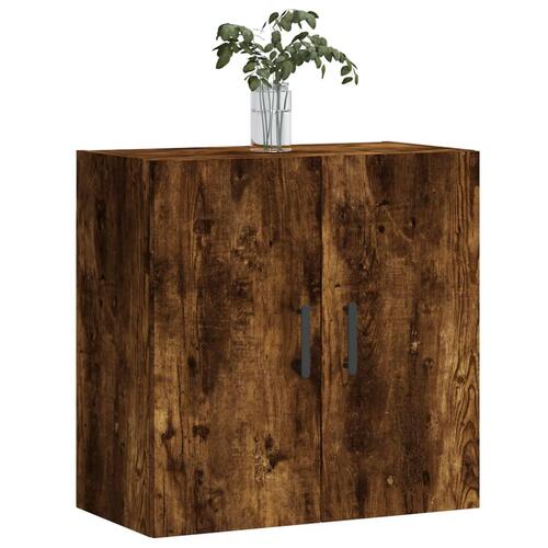 Vægskab 60x31x60 cm konstrueret træ røget egetræsfarve