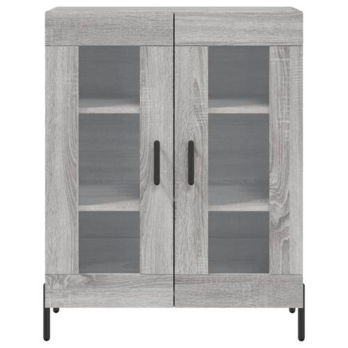Skænk 69,5x34x90 cm konstrueret træ grå sonoma-eg