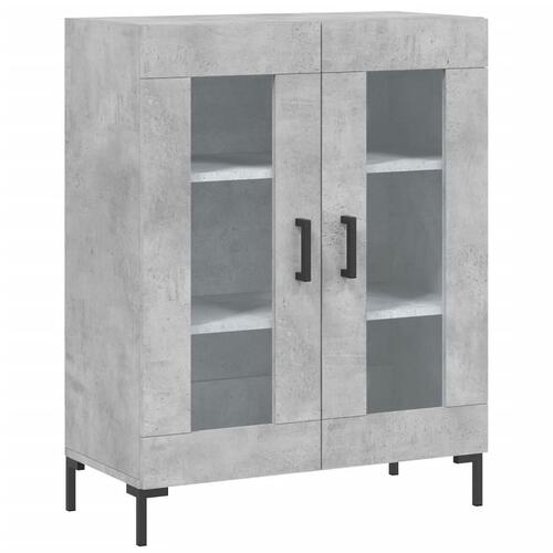 Skænk 69,5x34x90 cm konstrueret træ betongrå