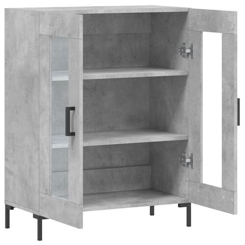 Skænk 69,5x34x90 cm konstrueret træ betongrå