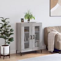 Skænk 69,5x34x90 cm konstrueret træ grå sonoma-eg