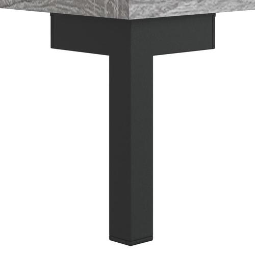 Skænk 69,5x34x90 cm konstrueret træ grå sonoma-eg