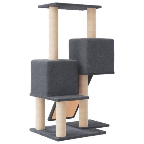 Kradsetræ med sisalstolper 82 cm mørkegrå