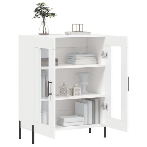 Skænk 69,5x34x90 cm konstrueret træ hvid