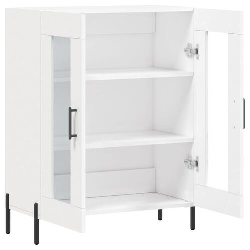 Skænk 69,5x34x90 cm konstrueret træ hvid