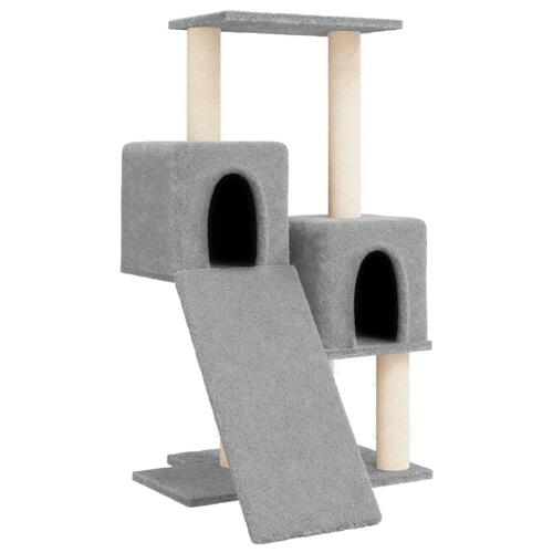Kradsetræ med sisalstolper 82 cm lysegrå