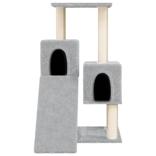 Kradsetræ med sisalstolper 82 cm lysegrå