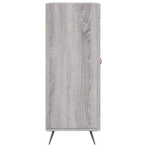 Skænk 69,5x34x90 cm konstrueret træ grå sonoma-eg