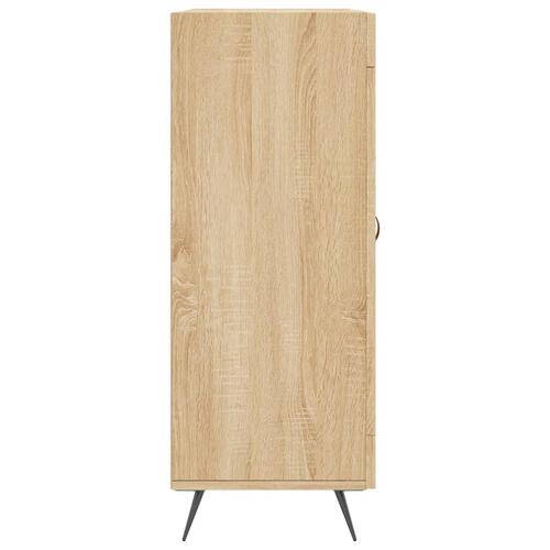 Skænk 69,5x34x90 cm konstrueret træ sonoma-eg