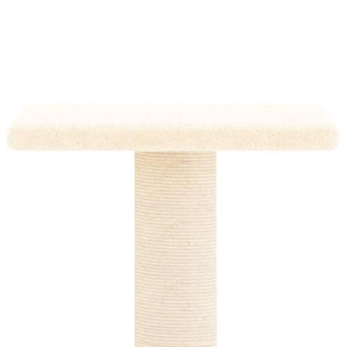 Kradsetræ med sisalstolper 73 cm cremefarvet