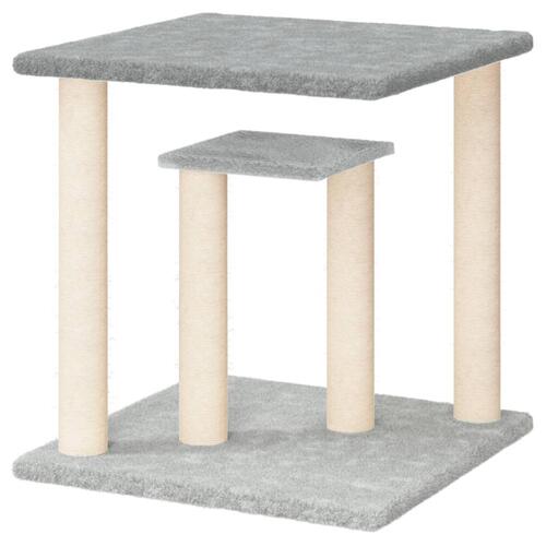 Kradsetræ med platforme 50 cm lysegrå
