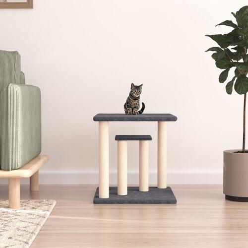 Kradsetræ med platforme 50 cm mørkegrå