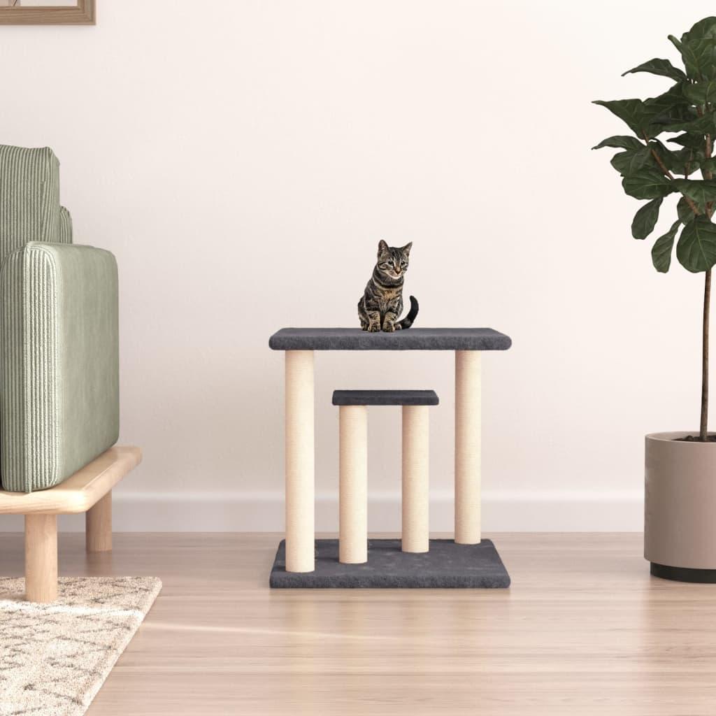 Kradsetræ med platforme 50 cm mørkegrå