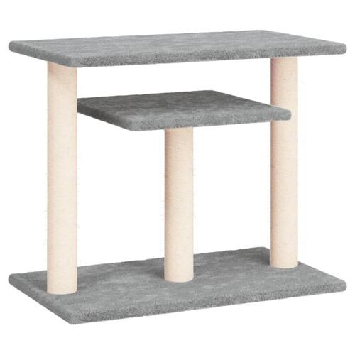 Kradsetræ med platforme 62,5 cm lysegrå