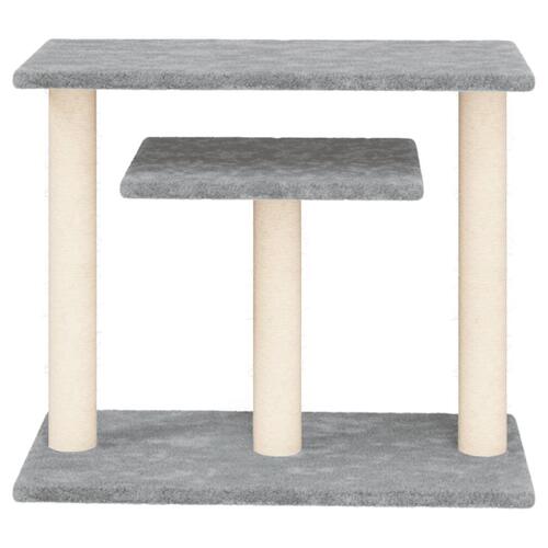 Kradsetræ med platforme 62,5 cm lysegrå